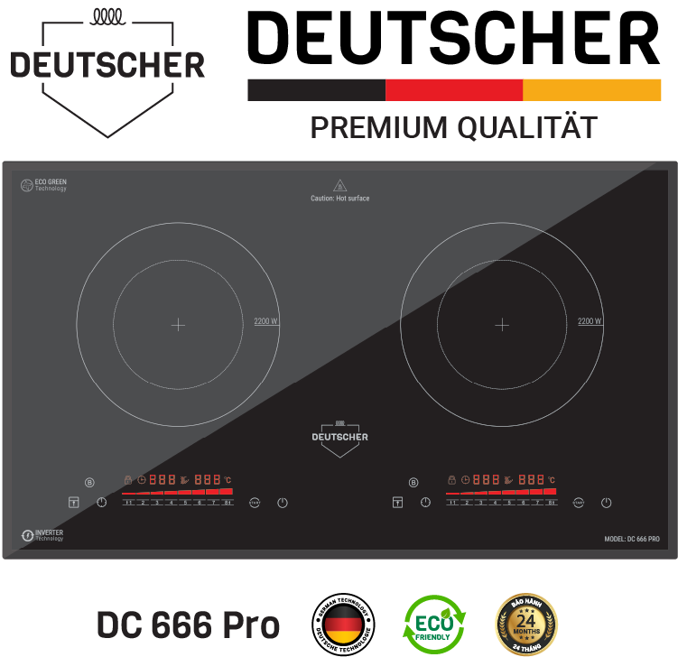 Bếp từ đôi DC-666 PRO